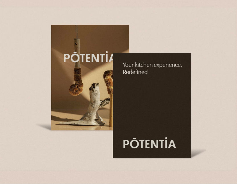 Potentia Kitchen Ecommerce branding design