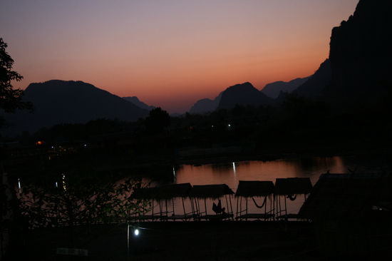 laos vang vieng, 2007