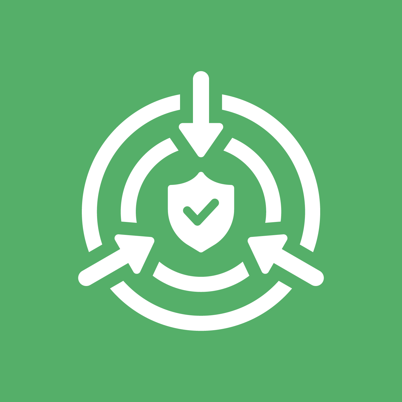 Icon "Verzahnung von ISMS und Business Continuity"