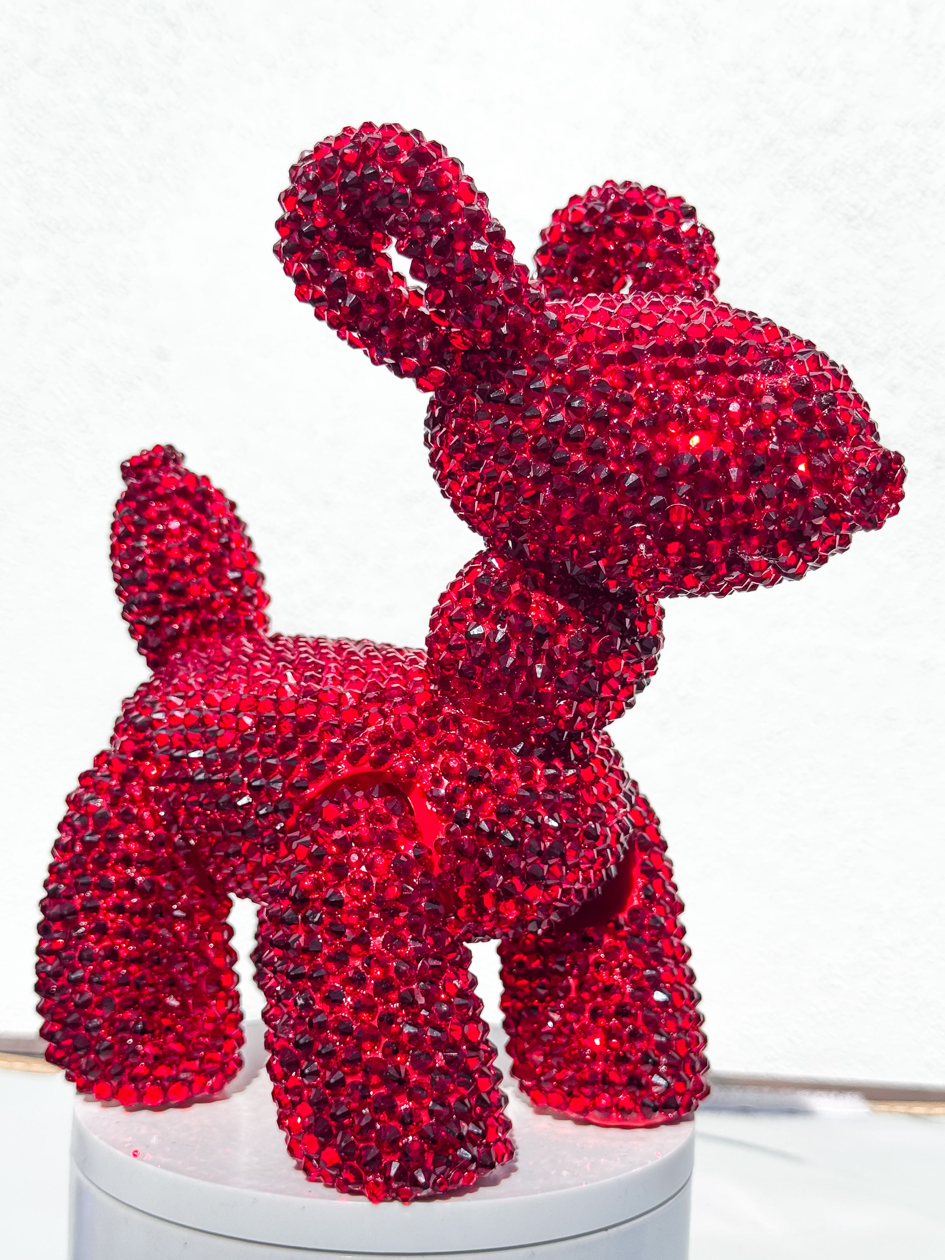 Bedazzled Red Dog Ballon
