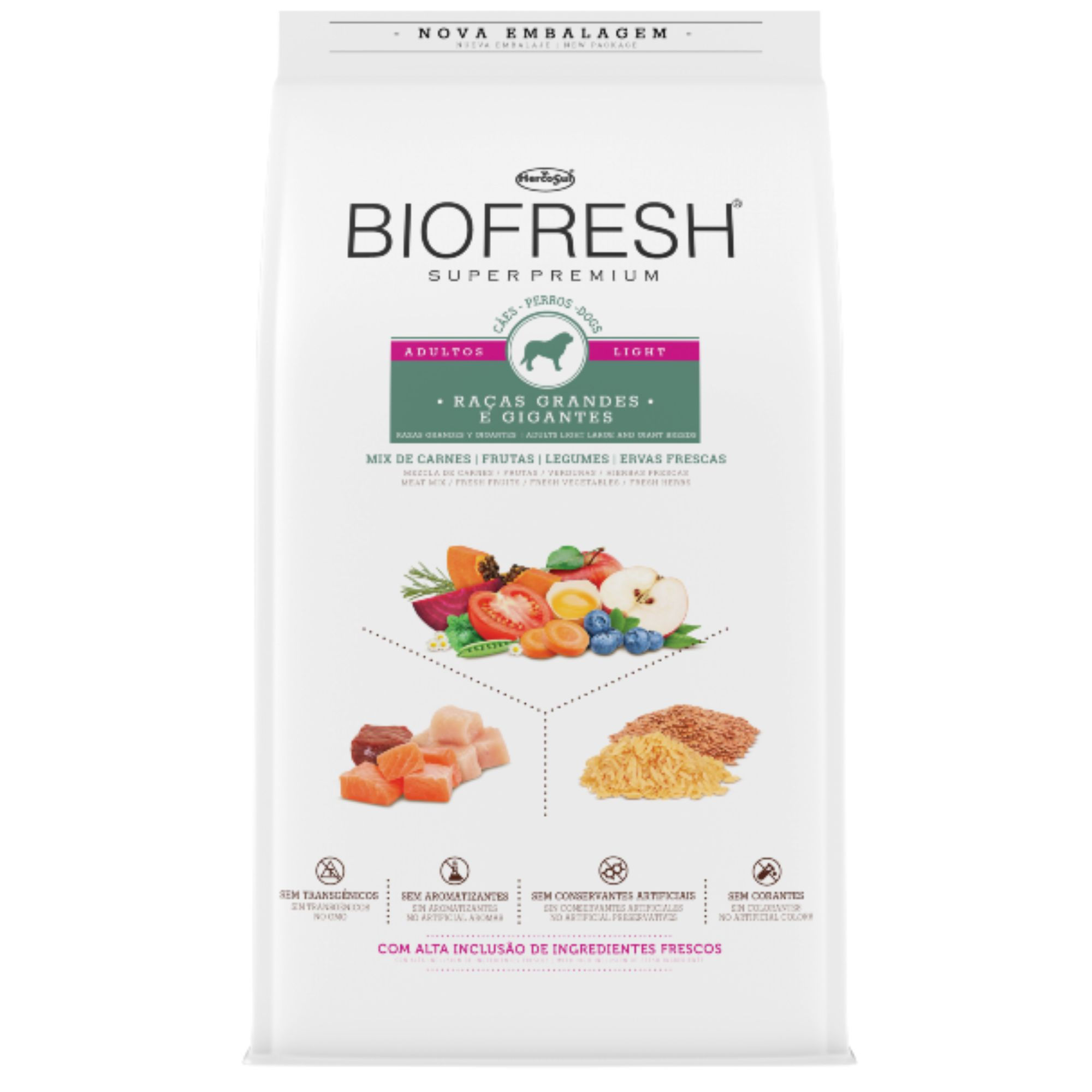 Biofresh Súper Premium Light Razas Grandes 15 KG