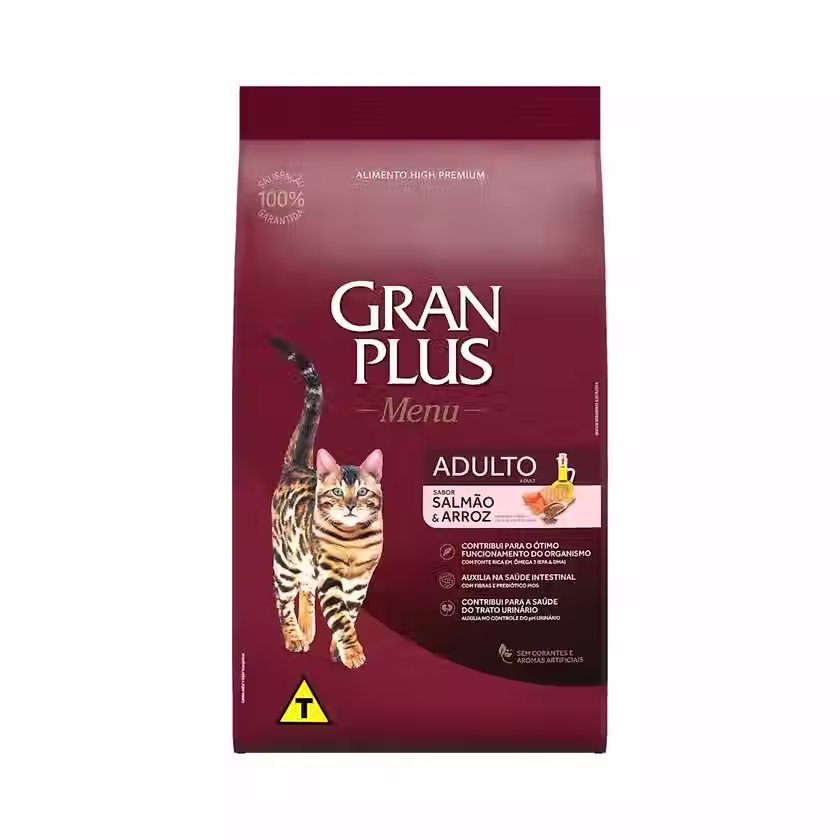 Gran Plus Menu Gato Adulto Castrado Salmón Arroz
