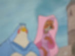 SOLD - Maid Marian & Lady Kluck Cels