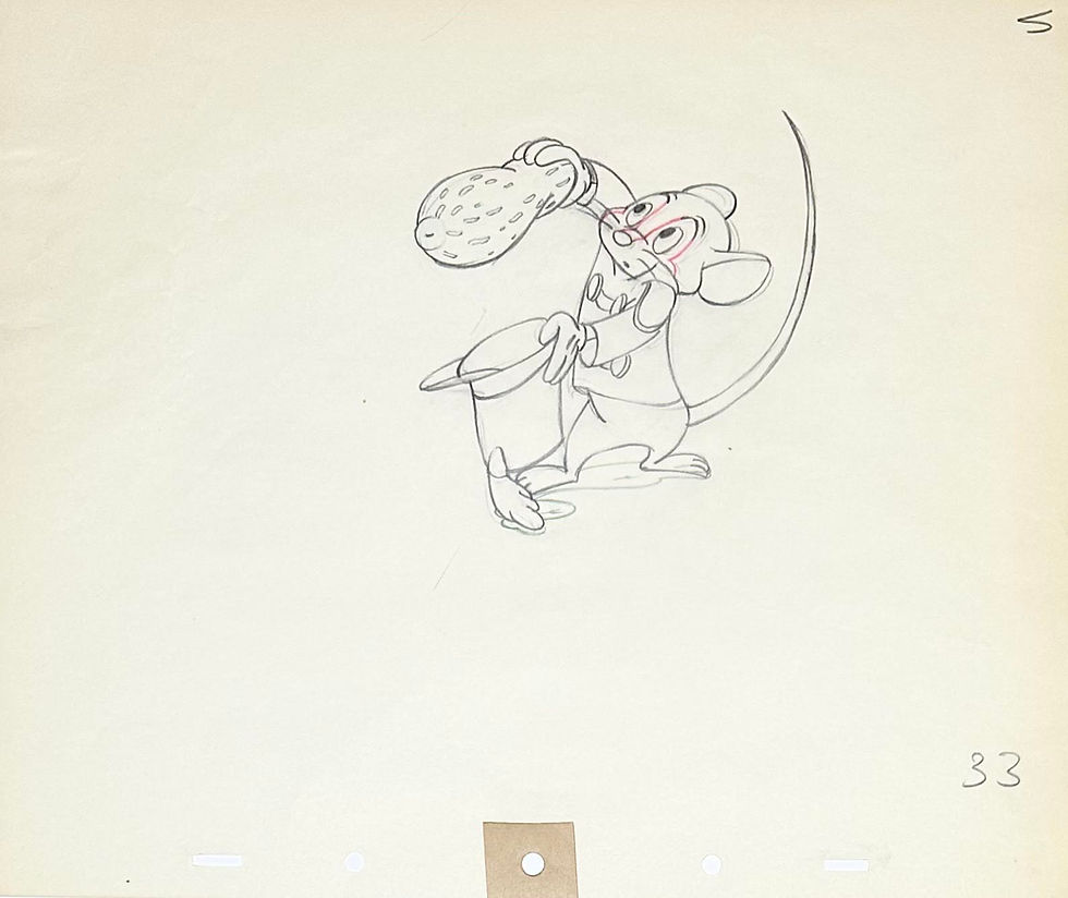 SOLD - Timothy Mouse Drawing
