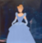 Original Production Animation Cel of Cinderella from "Cinderella," 1950