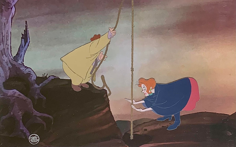 Madame Medusa, Mr. Snoops, & Rope Cels