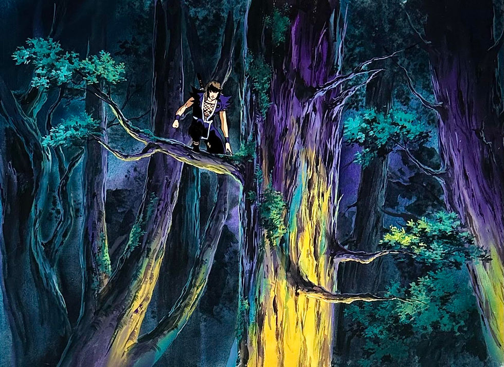 Kabuto Cel & Background