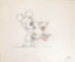 Original Production Animation Drawing of Mickey Mouse from "Society Dog Show," 1939
