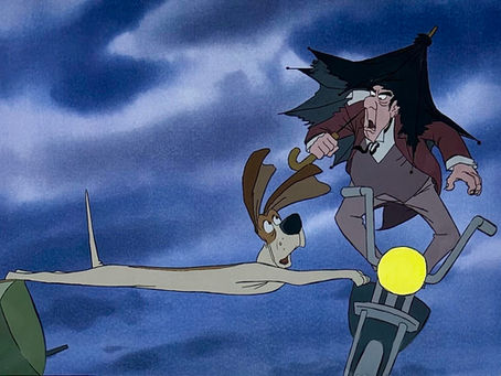 Original Production Animation Cel of Lafayette and Edgar from "The Aristocats," 1970
