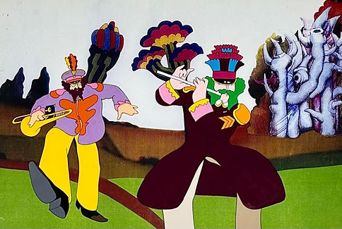 Paul McCartney John Lennon yellow submarine Cel.jpeg