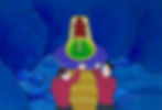 SOLD - Scotty, Walking Bear, and Serpent Statue Cels & Background