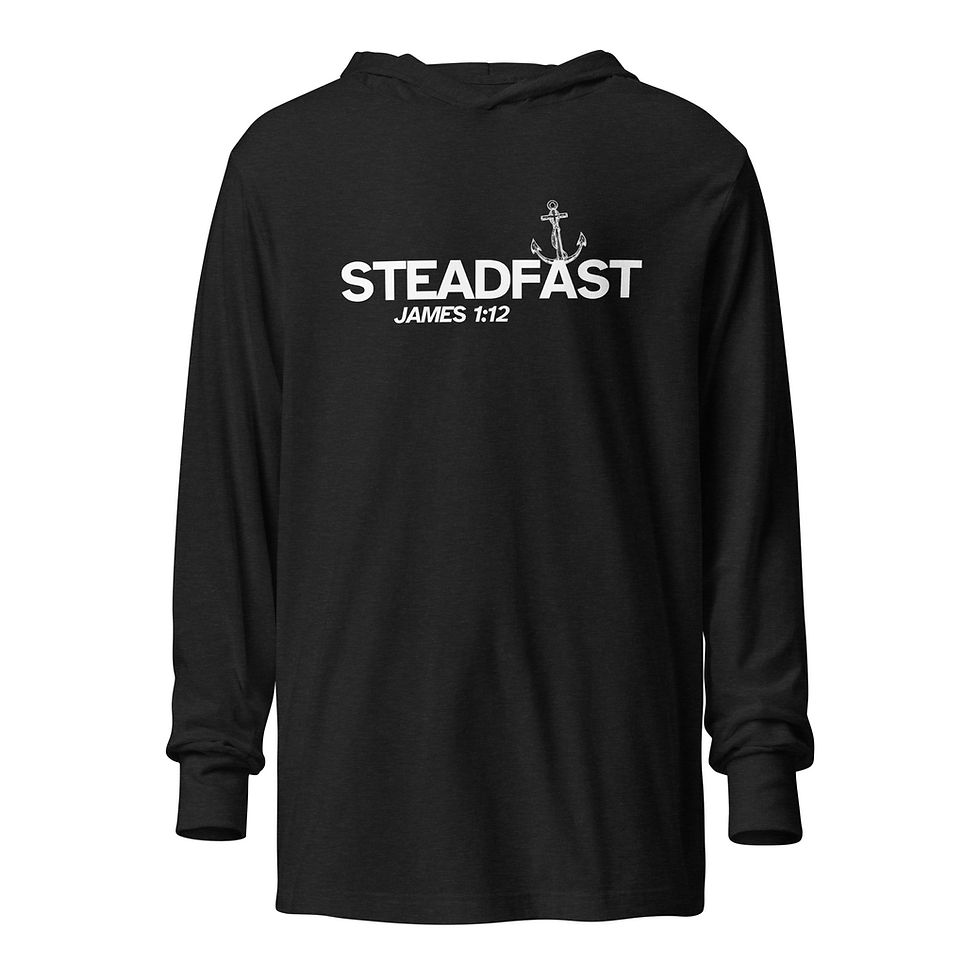 Thumbnail: James 1:12 Lightweight Hoodie