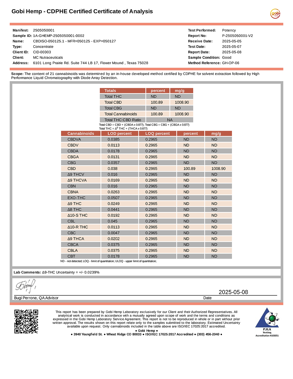 CBD Freeze 1000mg Page 1