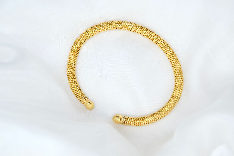 Miniature : Bangle chaîne dorée goa