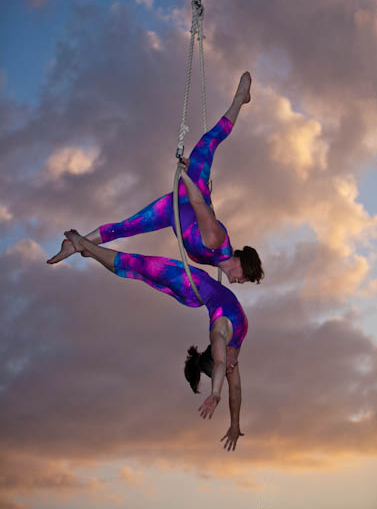 The 2 Lisa's - Doubles Trapeze
