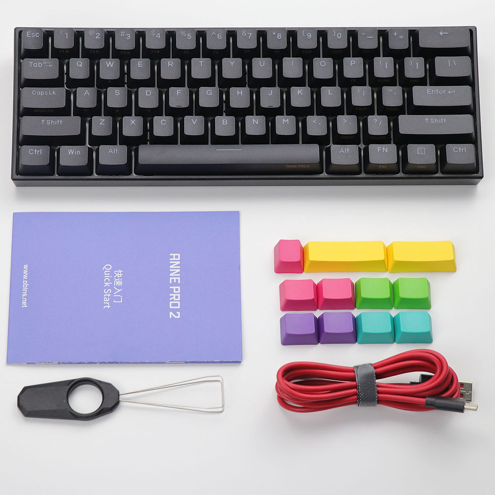 Miniatura: Anne Pro 2 RGB Wireless Mechanical Gaming Keyboard 60%