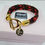 Thumbnail: Bracelet BEL ETRIER marron et rouge