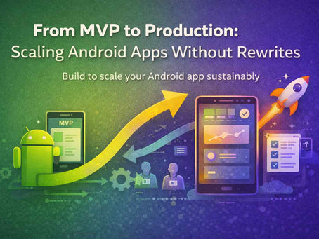 From MVP to Production: Scaling Android Apps Without Rewrites