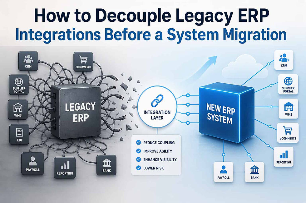 How to Decouple Legacy ERP Integrations Before a System Migration