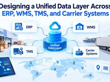 Designing a Unified Data Layer Across ERP, WMS, TMS, and Carrier Systems