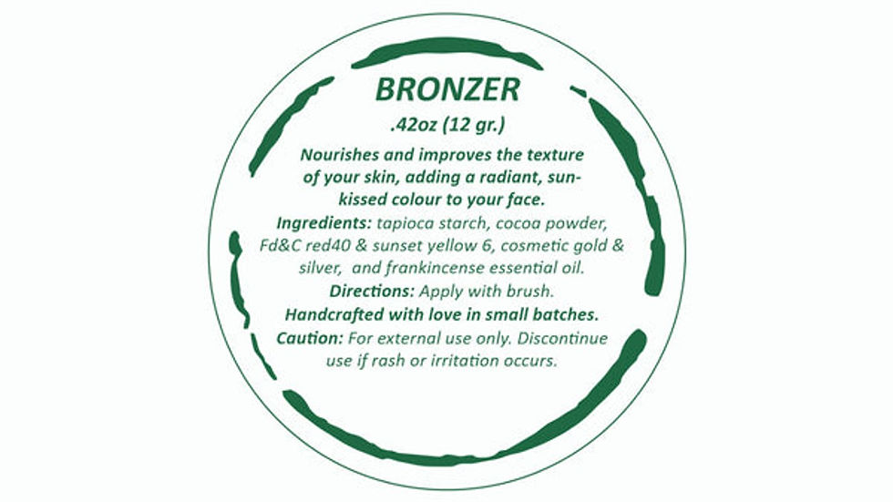 Miniatura: All-Natural Bronzer Loose Powder. Eco-Friendly.