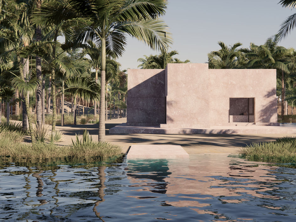 Holiday House designed by Leonardo Marchesi Studio, in Luxor, Egypt.