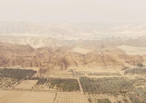 Desert House designed by Leonardo Marchesi Studio, in Alula, Kingdom of Saudi Arabia.