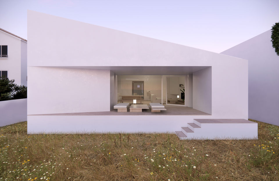 Single family home designed by Leonardo Marchesi Studio, in Magoito, Sintra, Portugal.