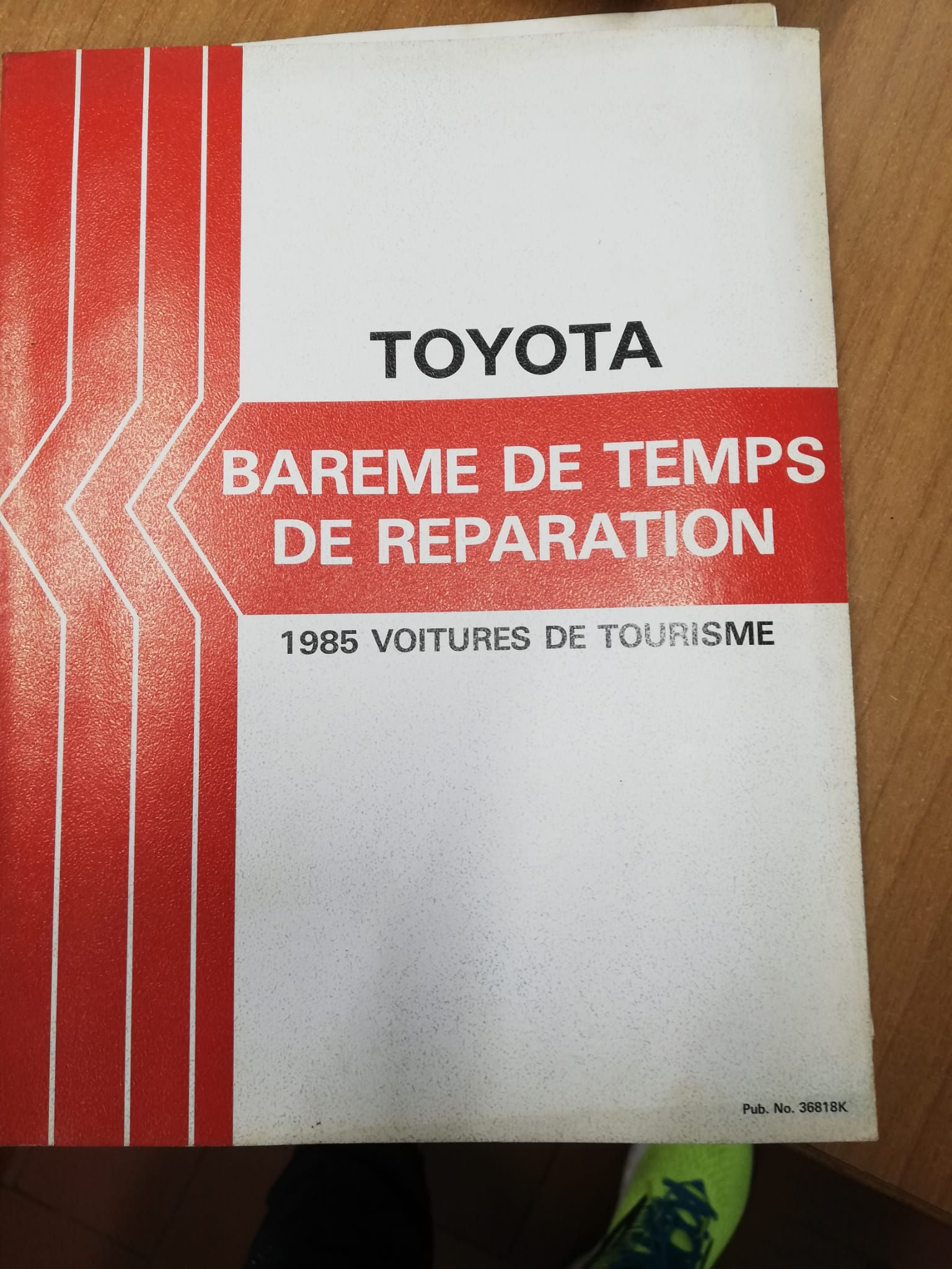 Toyota Tempario 1986 Veicoli Turismo
