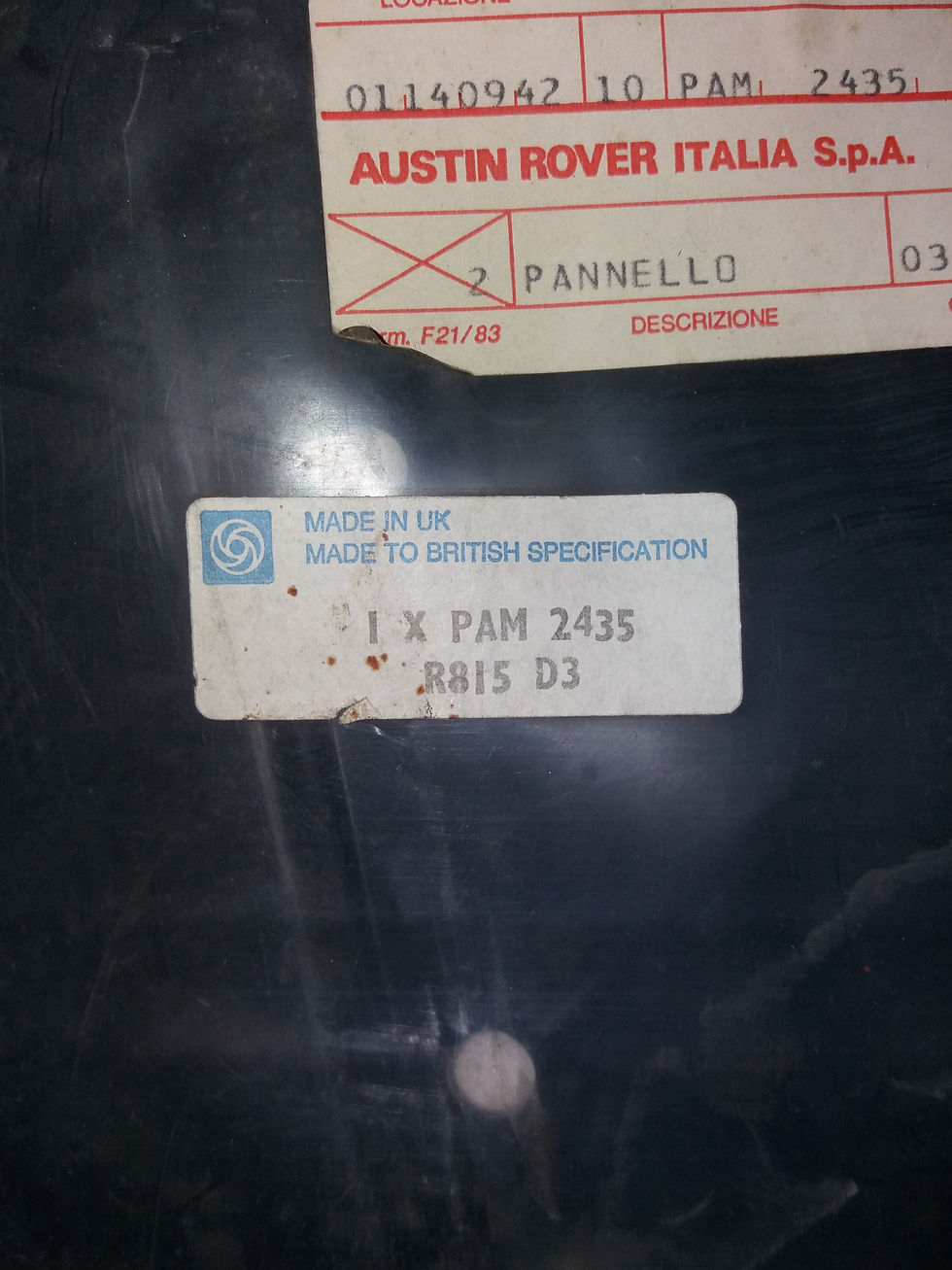 Miniatura: PAM 2435 PANNELLO AUSTIN ROVER - BRITISH LEYLAND (71-7)