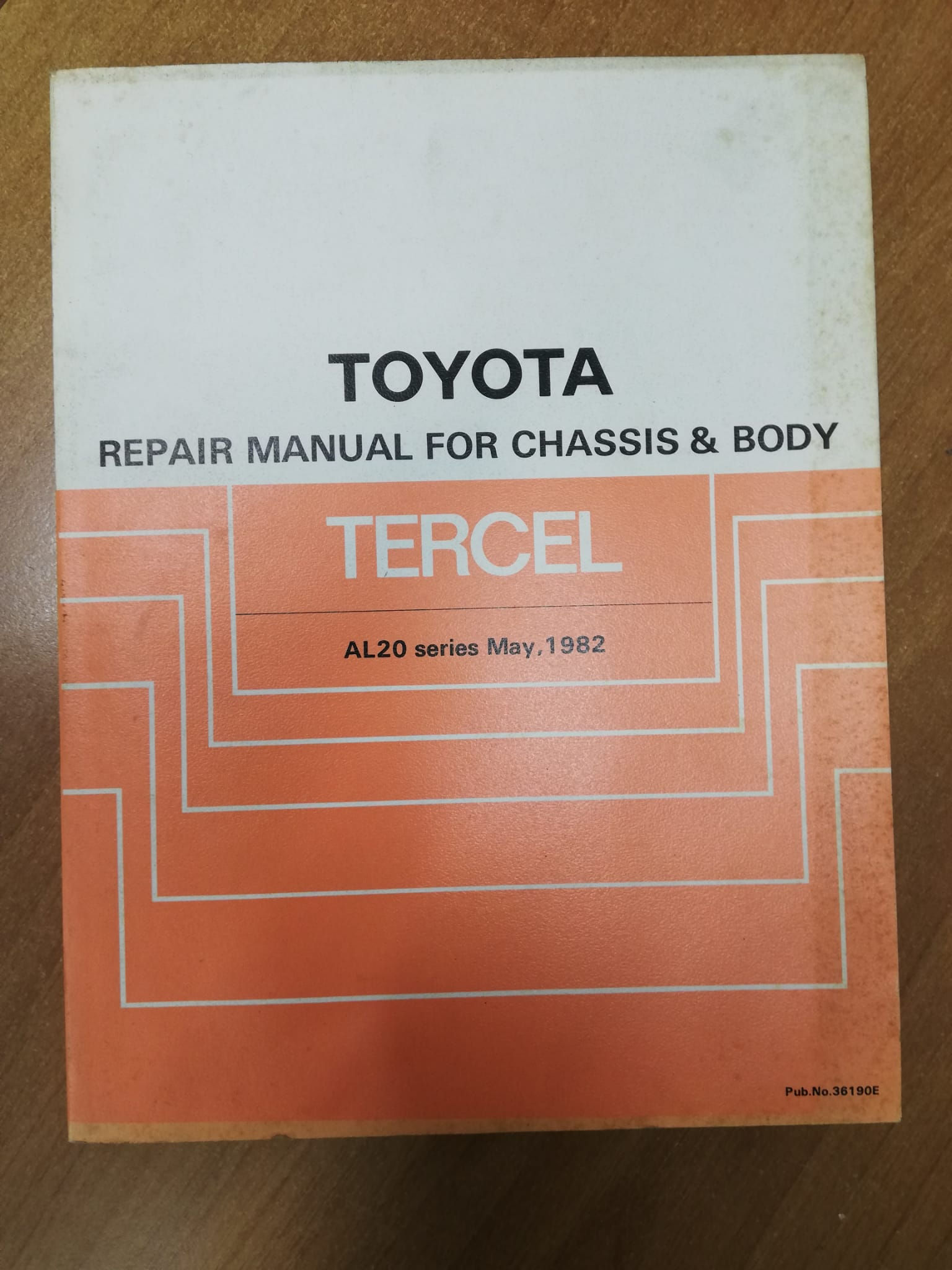 Toyota manuale di Riaparazione Tercel 1982