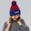Thumbnail: Pom-Pom Beanie with Paraguay Flag