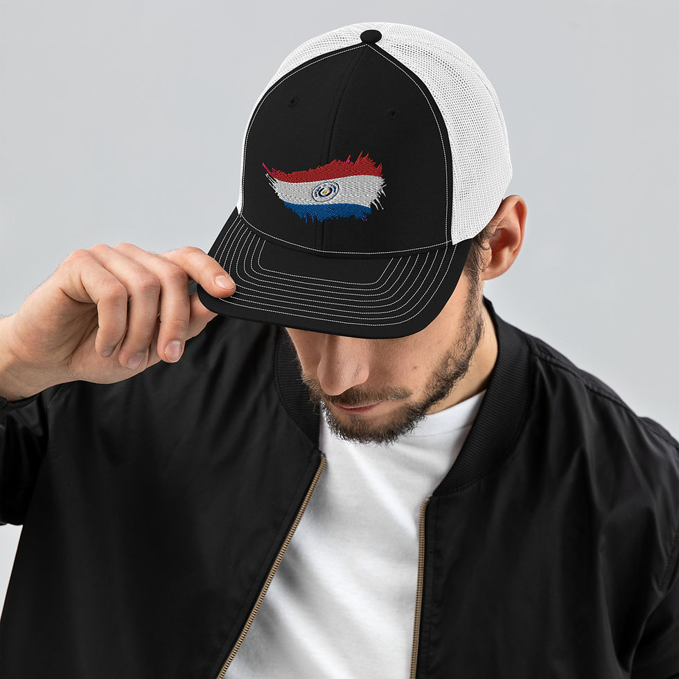 Thumbnail: Trucker Cap with Paraguay Flag