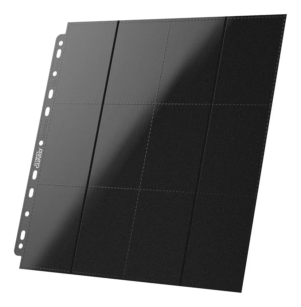 Miniature : Ultimate Guard - 24 Pocket QuadRow Pages Side-Loading Noir