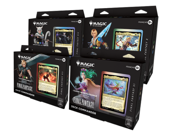 4 Deck Commander Final Fantasy Magic The Gathering
