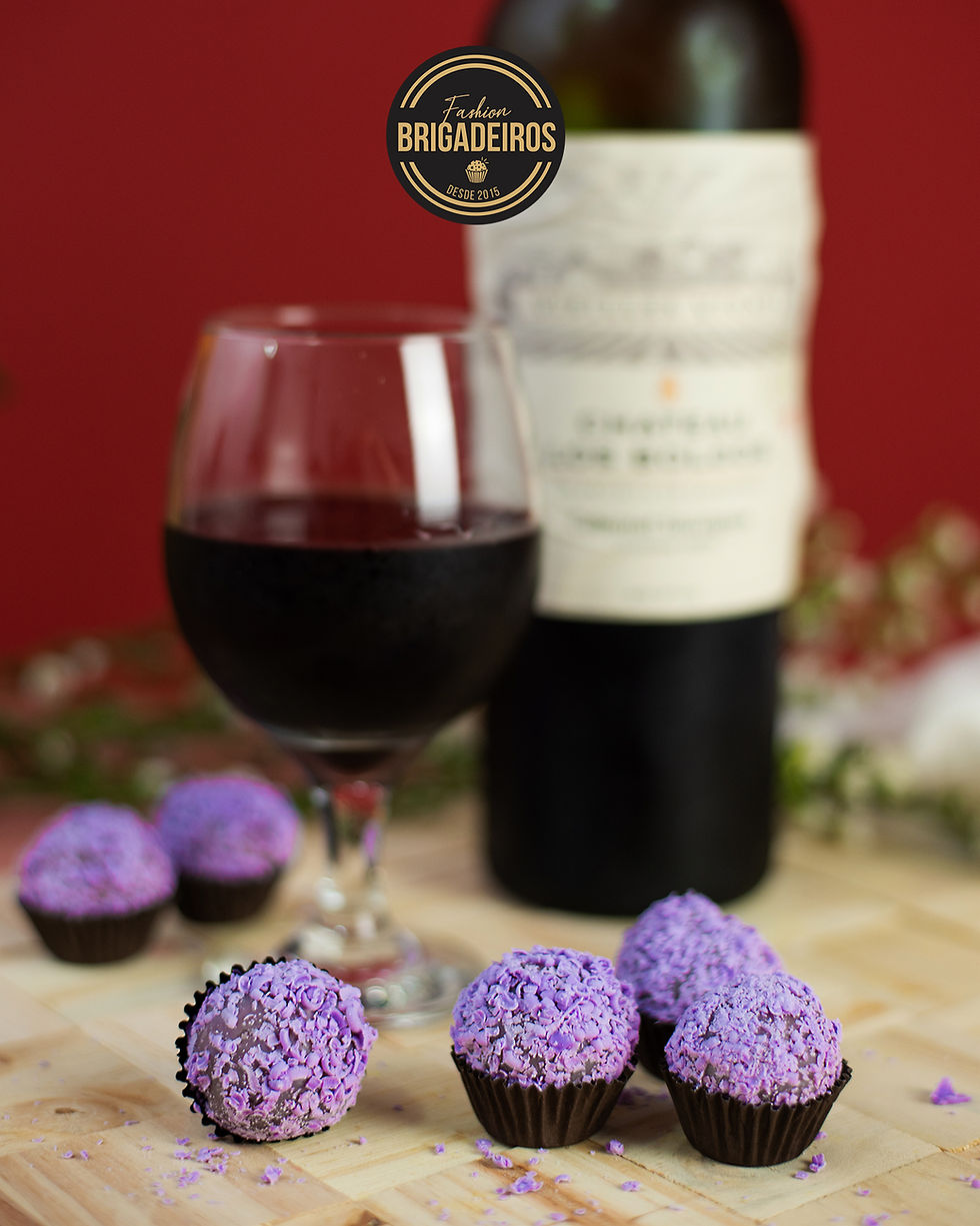Brigadeiro Gourmet de Vinho do Porto