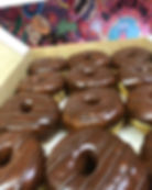 Donas con diferentes sabores a escojer.