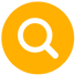 Ícone de lupa – representa pesquisa de palavras-chave.