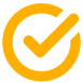 Ícone de checklist com marca de tarefa concluída, simbolizando aprovação de conteúdo