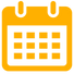 Ícone de calendário representando planejamento estratégico de conteúdo.