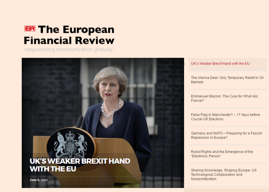 Brexit Weakens UK's Hand With EU