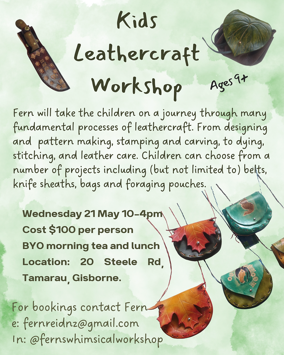 Kids Leathercraft Workshop