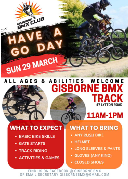 Have A Go Day @ Gisborne BMX Club