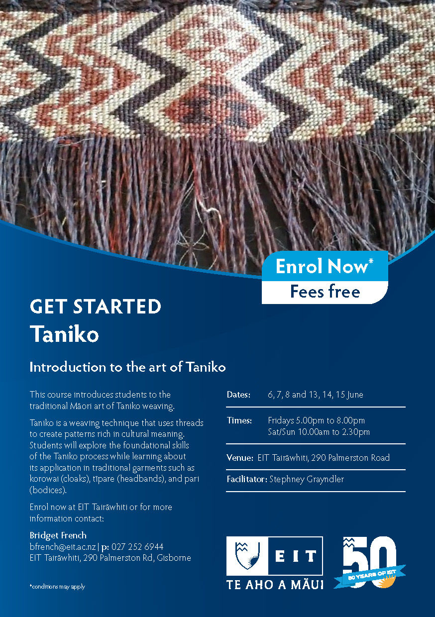 Introduction To The Art Of Taniko