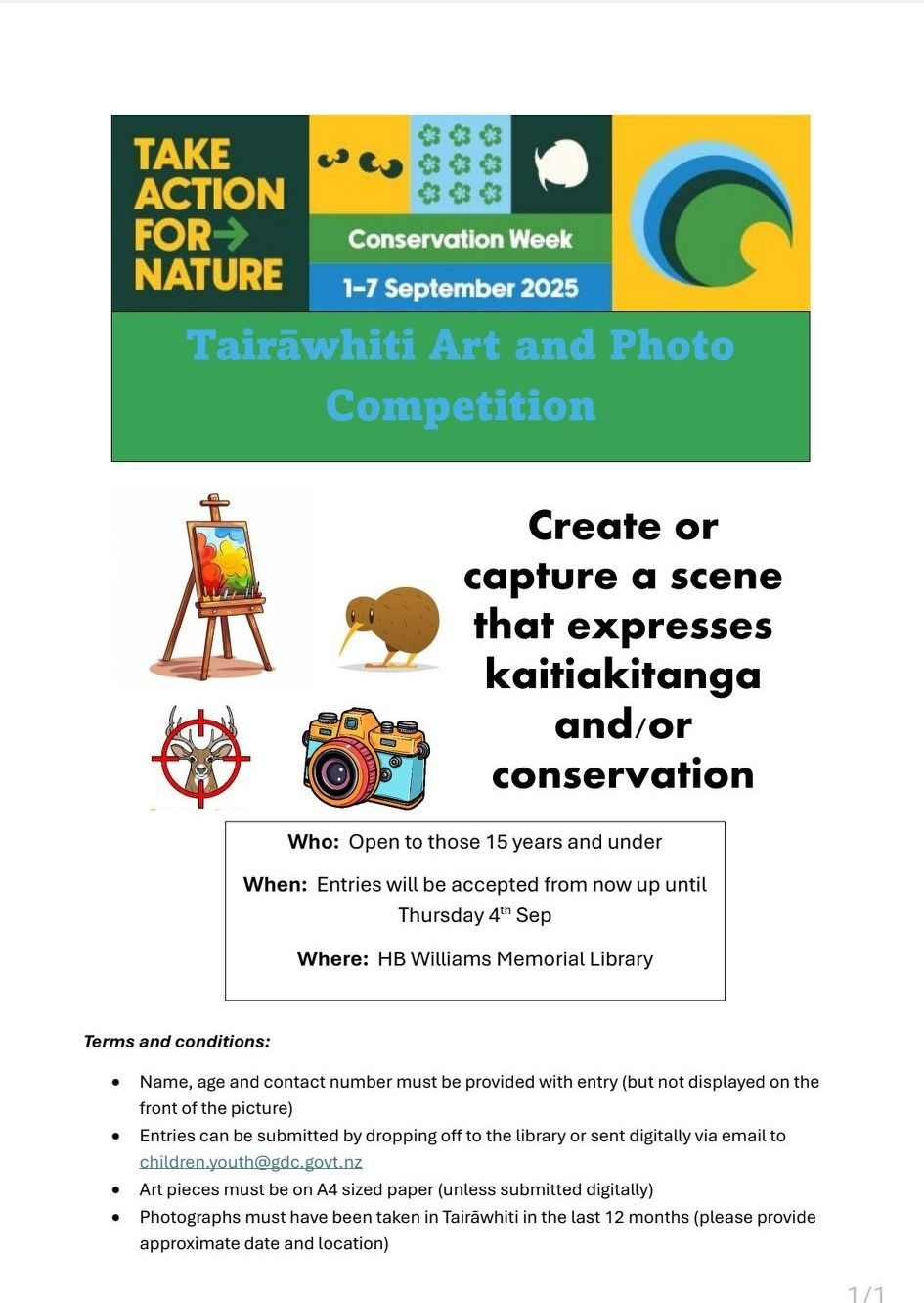 Tairāwhiti Art & Photo Competition