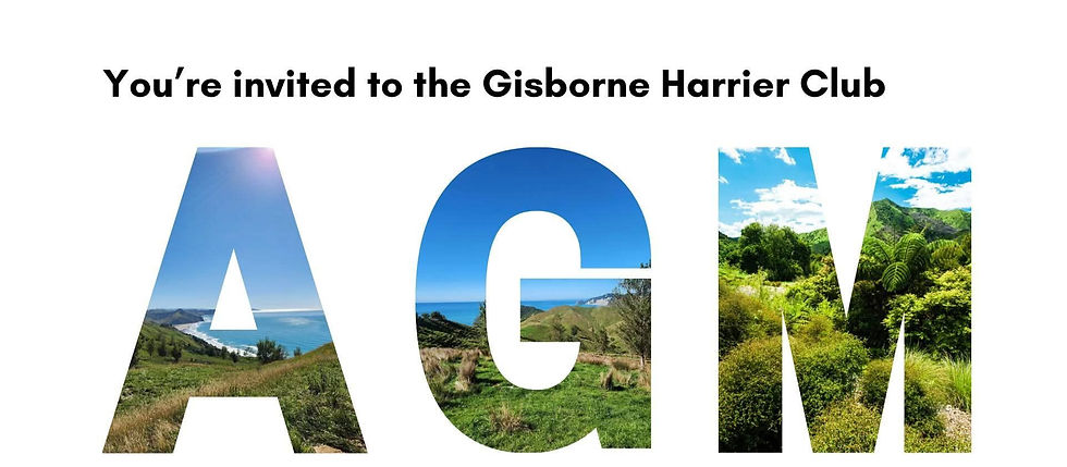 Gisborne Harrier Club AGM