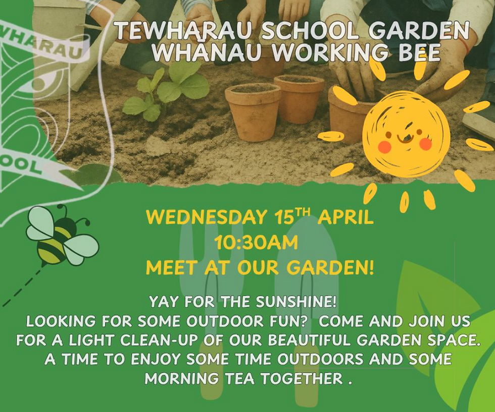 Te Wharau School Garden Working Bee