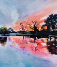 Reflection from the lake