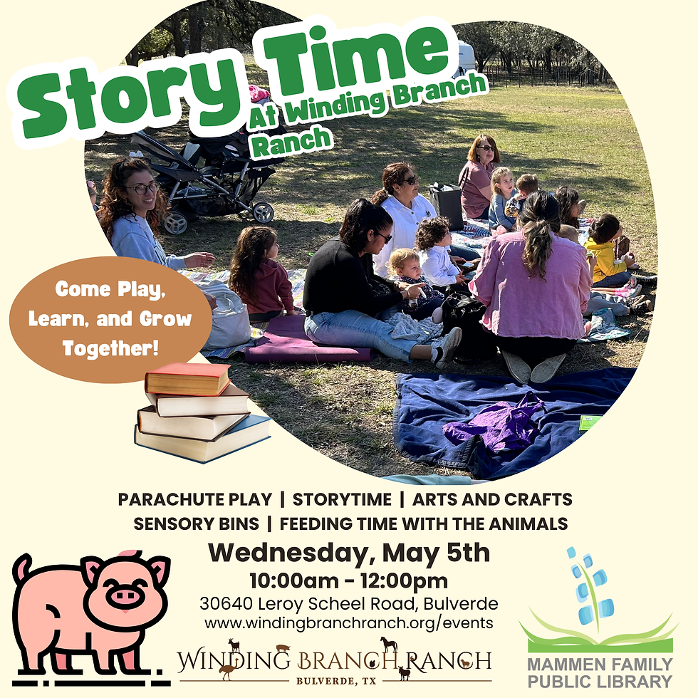May Story Time at Winding Branch Ranch