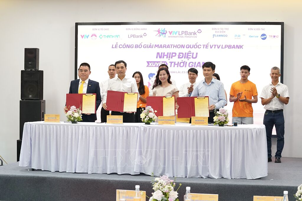 Các đơn vị ký kết biên bản hợp tác tổ chức giải đấu.